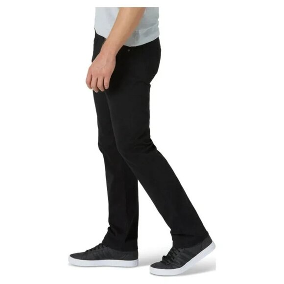 Lee Men's Active Stretch Slim Fit Jeans, Size 42x30, Mid-Rise, Straight Leg - Picture 4 of 6